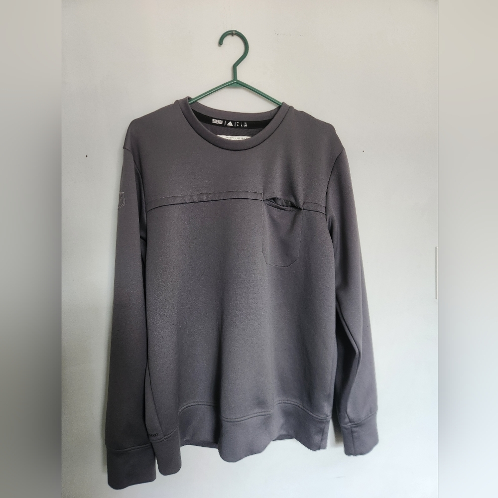 Adidas NHL Grey Pullover Mens Large